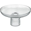 Ver imagem 1 de Centro de Mesa Decorativo de Vidro Transparente 17x30x30cm Sala Jantar Decoração