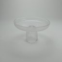 Ver imagem 6 de Centro de Mesa Decorativo de Vidro Transparente 17x30x30cm Sala Jantar Decoração