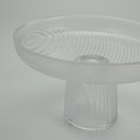 Ver imagem 4 de Centro de Mesa Decorativo de Vidro Transparente 17x30x30cm Sala Jantar Decoração