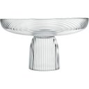 Ver mais imagens de Centro de Mesa Decorativo de Vidro Transparente 17x30x30cm Sala Jantar Decoração
