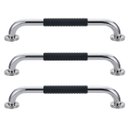 Ver imagem 1 de Barra de Apoio 30cm Inox Suporte Antiderrapante Kit 3 unidades Idoso Deficiente Banheiro Box Quarto