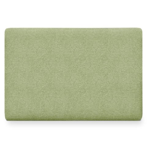 Cabeceira Painel Suspenso Solteiro 100 cm Luna Retangular Boucle Oliva Artte