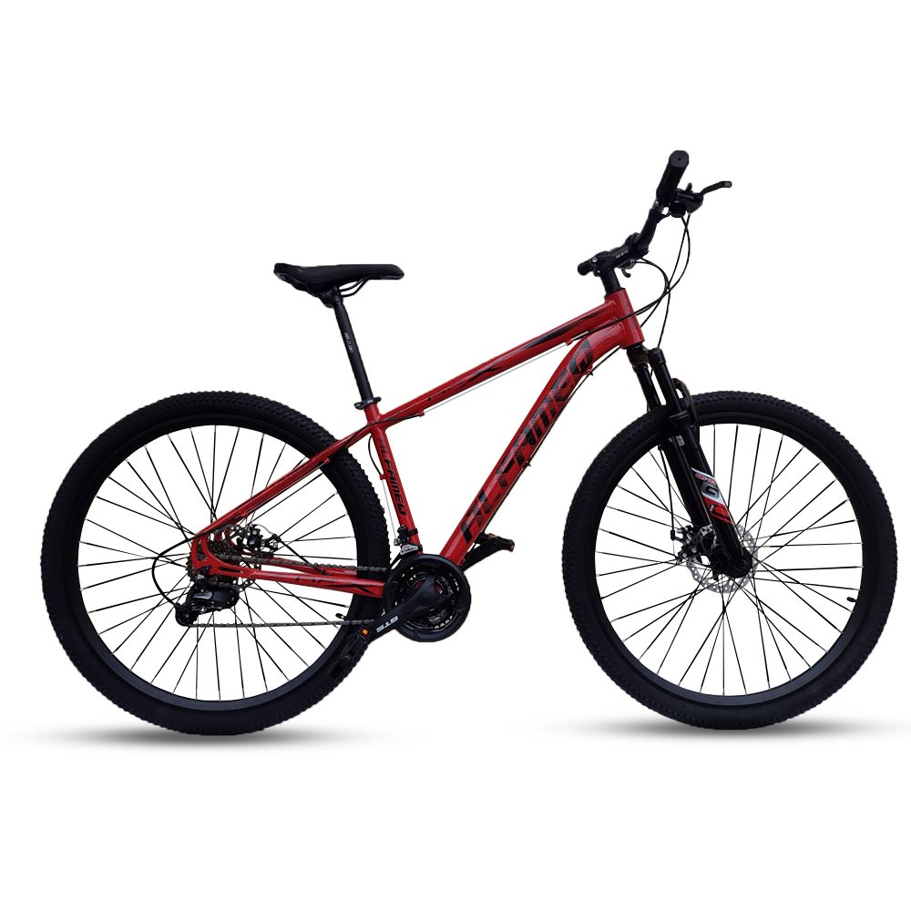Bicicleta 29 Alfameq AFX 21 velocidades (vermelha/preta) - 1