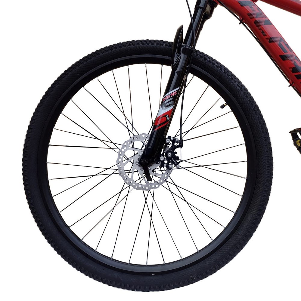 Bicicleta 29 Alfameq AFX 21 velocidades (vermelha/preta) - 7
