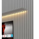 Ver imagem 5 de Painel para TV 2.3 Ripado com LED Nobre Cinza - Gelius Móveis