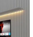 Ver imagem 5 de Painel para TV 2.3 Ripado com LED Nobre Cinza - Gelius Móveis