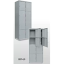 Ver imagem 3 de Armário Roupeiro de Aço Vestiário Academia 4/8 Portas Locker Cinza