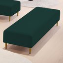 Ver imagem 2 de Puff Decorativo Sala de Estar Bali W01 Pés Palito 210x60cm Bouclê Verde - Lyam Decor