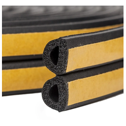 Veda Frestas Auto Adesivo Para Porta Janelas 6mm Comfort Door 6 Metros Preto - 2