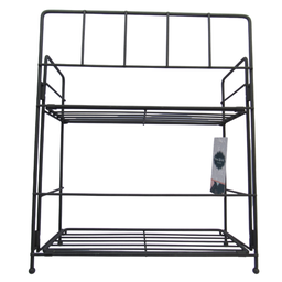 Prateleira de metal Double Deck cinza - 2