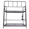 Prateleira de metal Double Deck cinza - 2