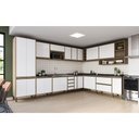Ver imagem 3 de Armário de Cozinha 20x58,5 cm Porta Condimentos Vitória Rimo Carvalho/Branco Polar Móveis Rimo