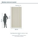 Ver imagem 3 de Painel Ripado Smart 120x240 cm (sem Furo) Incolar Luna