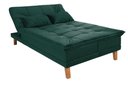 Ver imagem 5 de Sofá Cama Berlim Pés de Madeira Retrátil 3 Lugares Império Verde 403
