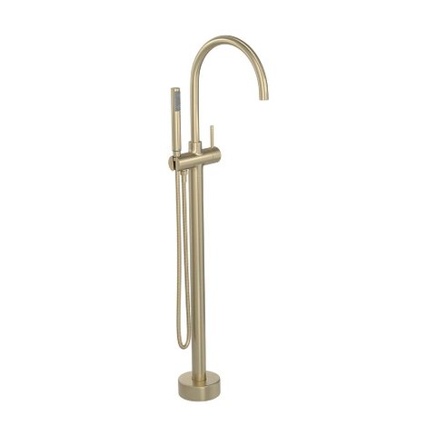 Misturador Monocomando de Piso para Banheira Deca You 1871.SM104.Mt Redondo Desviador Summer Gold