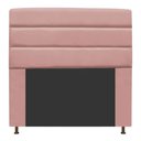 Ver imagem 1 de Cabeceira Estofada Turim 100CM Solteiro Suede Rosê - D A DECOR