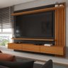 Painel para Tv até 70 Polegadas Christiania Ripado Preto/freijó - Panorama Móveis - 1