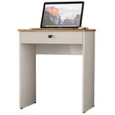 Ver imagem 1 de Mesa Escrivaninha 1 Gaveta 68 cm Essencial Cedro Areia Rudk