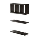 Ver imagem 1 de Kit Nichos Prateleiras Provença para Banheiro Decorativo Preto