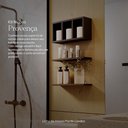Ver imagem 4 de Kit Nichos Prateleiras Provença para Banheiro Decorativo Preto