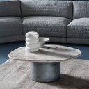 Ver imagem 4 de Conjunto de Duas Mesas de Centro Orgânica 100 Cm Mármore e Laqueado