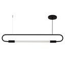 Ver imagem 1 de Pendente Lustre Teto Luminária Sabre Tubular Slim Preto T8