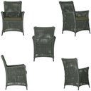 Ver imagem 5 de 4 Poltronas e 1 Mesa Igapó em Alumínio Pintura Preta Corda Náutica Estofado 13