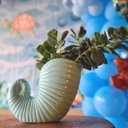 Ver imagem 2 de VASO CARACOL PQ:Azul Bebê