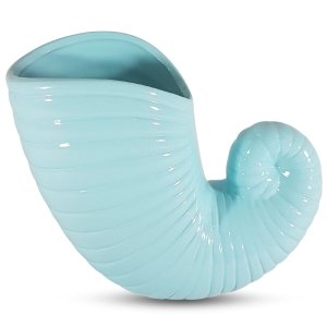 VASO CARACOL PQ:Azul Bebê