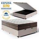 Ver imagem 2 de Cama Box Baú com Colchão de Espuma D70 Pillow In Ultra Dream Anjos Casal 138 Cm
