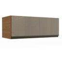 Ver imagem 1 de Armário de Cozinha Aéreo 80cm 1 Porta Basculante Geladeira G770 Maxxi Canela Kappesberg