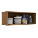 Ver imagem 5 de Armário de Cozinha Aéreo 80cm 1 Porta Basculante Geladeira G770 Maxxi Canela Kappesberg