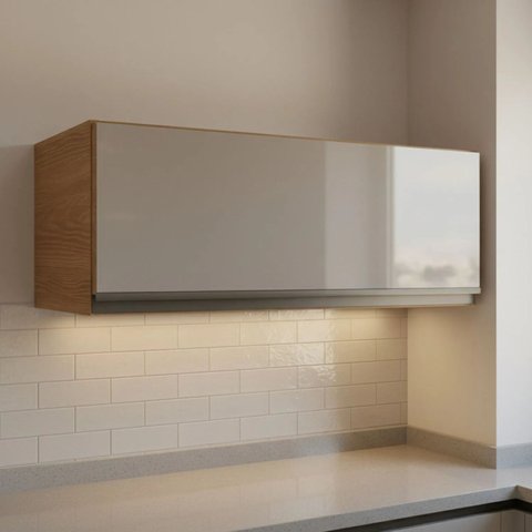 Armário de Cozinha Aéreo Basculante 80cm 1 Porta Geladeira Maxxi Kappesberg