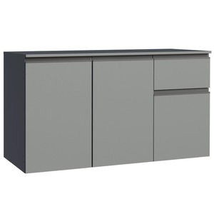 Balcão de Cozinha 120cm 3 Portas 1 Gaveta Suspenso Nice Madesa