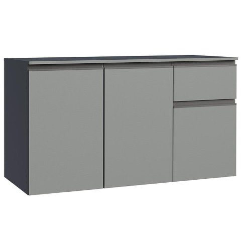 Balcão de Cozinha 120cm 3 Portas 1 Gaveta Suspenso Nice Madesa