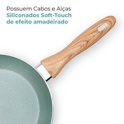 Conjunto de Panelas de Indução com Panela de Pressão Ceramiclife Botanika 8 Peças - Brinox - 3