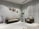 Ver imagem 2 de Sc-2387 Conjunto Internacional Sofá 1,95m com 2 Poltronas Material Ecológico Sala Tv Luxo Conforto