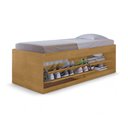 Ver imagem 2 de Cama Box Solteiro Penélope Naturalle com Colchão