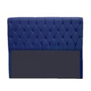 Ver imagem 1 de Cabeceira Lady 1,60 Suede Azul Marinho - Dominic Decor Cristal