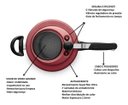 Ver imagem 3 de Panela Pressão 4,5l Com Visor De Vidro Grande Antiaderente