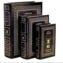 Ver imagem 2 de Kit 3 Livros Decorativos Cofre Fake Organizador Vintage de Madeira Use Joias e Documentos Secretos
