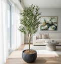 Ver imagem 1 de Oliveira Artificial Realista Grande Árvore Decoração Sala 2.10 Metros