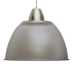 Kit 2 Pendente Prismatico Poptem 22" Canopla Grande Cristal Lustre Acrílico Lustre 55cm - 3