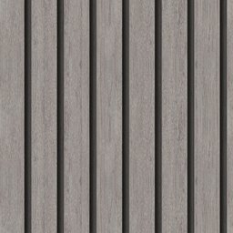 Papel de Parede Adesivo Ripado Madeira Acinzentado Rolo 3m - 3