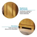 Ver mais imagens de Guarda-Roupa Solteiro Agata 4 Portas 2 Gavetas Cinamomo - ACP Móveis