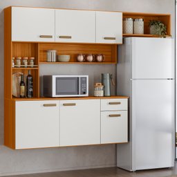 Cozinha Suspensa Lilian Freijó Uv/off Acetinado Z44 - Mpozenato - 1