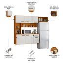 Ver imagem 3 de Cozinha Suspensa Lilian Freijó Uv/off Acetinado Z44 - Mpozenato