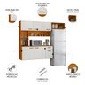 Cozinha Suspensa Lilian Freijó Uv/off Acetinado Z44 - Mpozenato - 3