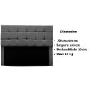 Ver mais imagens de Cabeceira Estofada Cama Box Casal 160 Cm Gabriela Suede:cinza