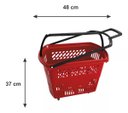 Ver imagem 2 de Cesta de Supermercado Cestinha Hortifruti Fruteira